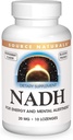 资料来源:NADH 20mg,促进能量和精神警报*,10 Lozenges