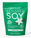 设计师Wellness,大豆隔离蛋白粉配有生物素,Hyaluronic Acid,以及Prebiotics,Vegan,0糖,非GMO,Angel Cake Vanilla,1.87磅