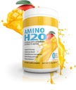 氨基H20(BCAA Supplement → Natural Energy → Zero Cafeine → Zero 糖 → Zero Calories → 自然恢复 → Zero Glutan → Zero Carbs → Zero 动物产品).