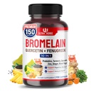 与Quercetin、Zinc、Fenugreek、Turmeric、Ginger、Black Pepper和Probiotics-支持文摘、联合健康和营养吸收 150 Capsules