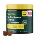 Wuffes 23-in-1 Dog 多维特敏 配有 Omega 3, 铁,锌,维生素C - 矿产品和老年狗和小狗维生素 - 30 软厨