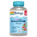 Solaray D-Mannose 1000mg 配以 CranActin Cranberry 补充400mg , Urinary Tracts 健康与Bladder 支持 Capsules 配以维生素 C, Vegan, 60日保障, 75 服务, 150 Veg Caps