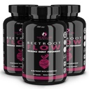 ENCLARE 营养甜菜根粉末粉末,Beetroot 1300mg. 男性硝酸盐补充剂,支持女性的固醇健康,能源,大脑,运动性能,心脏健康 非转基因180ct(3)
