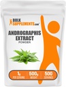 Bulk Assupports.com 安德洛吉斯 提取粉末 - 安德洛吉斯 Paniculata 草药补充 - Gluten Free, 每人1克,500克(1.1磅)(一包)