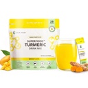 Nano Turmeric Curcumin 饮料粉,健康与豁免金汁,无Turmeric味,添加到平滑/水上每日早间常规-35X 吸收-芒果弗拉沃尔-联合支持补编