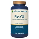 自然奇幻鱼油 1100mg Omega-3 鱼油补充品,男女,健康关节、心脏、免疫系统,120天软胶供应