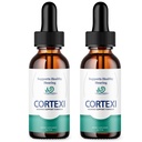(2 pack) Cortexi Ear Drops - 官方公式 - Cortexi Tinnitus 处理 Cortexi 听力支持 Drops, Cortexi 用于耳鸣, Cortexi 补充 Drops 最大强度新改进(2 oz)