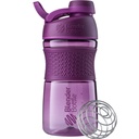 BlenderBottle 20-Ounce SportMixer Twist Cap Tritan Grip 摇摆瓶,海军和梅花