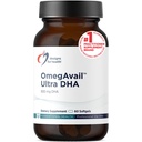 OmegAvail Ultra DHA - 高度集中的DHA Triglyceride鱼油,TG鱼油,含500mg DHA + 100mg EPA - 无鱼余味(60软胶)