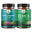 NAC配有Liver Cleanse和高级Bile Salt TUDCA的Liver支持包 盖尔布拉德肾和Liver支持包