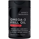 与EPA & DHA Omega 3合作的Krill石油补充品,来自南极Krill的磷脂和Astaxanthin -- -- Krill石油对男女的最高浓度 -- -- 1000毫克,30个软胶盖
