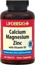 锌镁钙 | 240 caplets | 配有维生素D3和Boron | Vegetarian, Non-GMO, Gluten Free Supple | by Lindberg
