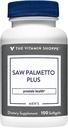 维生素Saw Palmetto Plus -- -- 前列腺保健补充剂 -- -- Saw Palmetto抽取物160毫克,极佳的锌、维生素E和B6来源(100软胶)