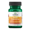 Swanson Beta-Carotene - 促进免疫健康、眼和皮肤健康的维生素A补充剂 - 自然健康公式 - (250软胶,每样3000mcg)