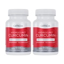 Omax3 2 Pack-Hydric Turmeric Curcumin 软胶,高生物利用率的MCT 油纳诺普粒子,用于可能性和吸收,联合健康,120软胶