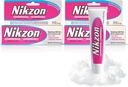 Nikzon Hemorrhoid Cream 止痛和消毒的双效作用, Numbs 刺激性厌食区, 舒舒和快速作用公式, 双重行动出血治疗, 0.9 Oz, 2-Pack