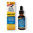 天然路径银翼(Colloidal Silver 500PPM),琥珀棕液体免疫支持, 1 Fl Oz (Pack of 1)