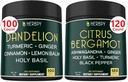 Bundle 6in1 Dandelion 补充 & 6in1 Citrus Bergamot 补充 - 支持放松、心脏、消化、健康和免疫
