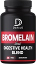6in1 Bromelain 500mg 补充剂 - 每服1000mg – 210 capsules 具有消化性健康混合剂作为Quercetin, Ginger, Turmeric, Papaya - 支持整体健康,消化和免疫系统
