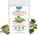 1 星球营养 Nano Ashwagandha Leaf & Root Powder 8 oz (227 services), 10:1 提取,支持精神清晰,非GMO, Vegan, Gluten-Free
