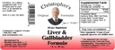 克里斯托弗的原始公式 Liver & Gallbladder 公式,用于解毒和消化支持的草药补充, 2 fl oz