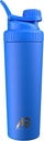AeroBottle Cryo Shaker Cup,绝缘无锡钢水瓶和蛋白质Shaker,Mixes蛋白和与涡轮混合技术的前期工作,无搅拌球或Wisk,26oz,Artic Sea Blue