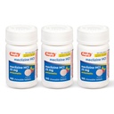 Rugby Meclizine Chewable Tables 25mg - 抗Nausea Medicine 帮助治疗运动疾病 - 100 count (3 pack)