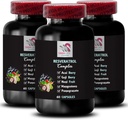 Berry福利 - RESVERATROL COMLEX - 长莓动力,每日抗氧化剂,蓝莓动力,Flavorful Boost,Noni Blend,Goji Berry动力,营养支持,Acai Berry力量 3瓶180Caps