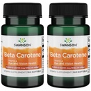 Swanson Beta-Carotene(维生素A) 皮肤眼免疫系统 健康抗氧化剂 支持 10000 Iu (3,000 mcg) 100 Sgel (2 Pack)