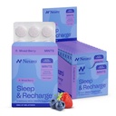 Neuro Melatonin 5mg Sleep & Refecting Mints (144 Pieces) - 快速溶解的 Melatonin 糖类自由薄荷与柠檬 Balm & Chamomile for Better Sleep - 成人冷静睡眠补充 - 夜莓火焰