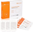 EalionMed 透明服装、伤痕带、粘贴补丁、4''x4.75'、50 Pack、Clear、Breathable、Comfortable、Shower Shield、Tattoo Bandage