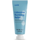 Curist 5% Lidocaine Cream 最大强度 专题疼痛缓解 - 6 oz(170克) XL Tube - Numb 快速有效 Numb 配方 - (1 Pack - 6 oz Tube)
