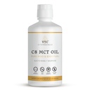 VTC VitaTradingCo. 100%纯C8 MCT Oil → 3X Distilled Caprylic Acid → 清洁能源健康脂肪 可持续的源头 → 非GMO, Paleo, Keto → 32oz, 64 services (不喜爱)