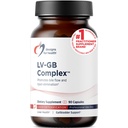 健康LV-GB 复合体的设计 - 活体除毒补充剂,用于支持盖尔布拉德,配以牛奶硝酸盐,阿提科克,维生素+牛脂-支持碱液流+消除毒素(90 Capsules)