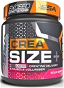 SSA Creatine Monohydrate Powder 配以 D-Ribose 用于肌肉增益和挥发,快速肌肉复苏 QQ纯微量化 Creatine QQ 时间释放 QQ 1.2lb(梅隆糖)