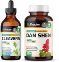 BIO KRAUTER Cleavers Tincture 4 Fl. Oz. & 丹沈100卡普勒斯