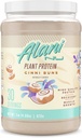 Alani Nu 植物蛋白蛋白粉 CINNIBUNS 18g Vegan 蛋白质 18g 食用替代粉 18g 食用替代粉 无糖 添加糖 低脂肪 低碳酸盐 乳品免费 豆质蛋白 溶液 30种服务