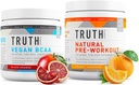 真理营养 自然运动员锻炼堆积 - 自然预磨(Orange Tangerine) + Vegan BCAA(血橙)