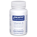 纯封装维生素A - 3,000 mcg - 来自Cod Liver Oil - Immune & Vision Support * - 维生素A Palmitate 补充 - 非GMO - 120 Softgel Capsules