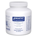 纯封装 Cal/Mag (Malate) 2:1 - 钙和镁 (Malate) - 骨质健康补充* - 最佳吸收 - Vegan & Gluten Free - 180 Capsules
