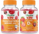 活生生的磷酸 Ph(PS) 儿童+维生素D 儿童,Gummys Bundle - 大品尝,维生素补充,Gluten Free, GMO Free, Chewwable Gummy