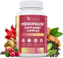 妇女更年期补编,10亿CFU Probiotic,19-in-1 Multivitamin & Ashwagandha 提取,DIM,激素平衡,支持热闪光,夜汗,Mood,SleepQQVegan,120 Capsules