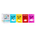 RUN GUM Various Pack Energy Chewing Gum 50mg Cafeine Taurine & B-Vitamins Per Piec, 24 Piecs (Pack of 12) 无糖,零卡路里,无阿斯巴达米,和Gluten无糖