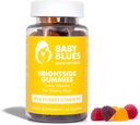 Baby Blues Brightside Vitamin D3 Gummys – 高概率Immune,Mood & Bone 支持 – 桃芒果草莓 – 产后维冈对妈妈的补充 – 非GMO, Gelatin-Free