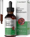 Horbäach Reishi 蘑菇提取器 Tincture → 2 Fl Oz → Liquid Drops → Ganoderma Lucidum → Vegetarian, 无酒精 → Non-GMO, Gluten 免费补充