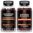 有效 NUTRA 蘑菇 Gummys & Saffron Gummys