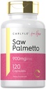 Carlyle Saw Palmetto for Women 900mg 120 Capsules 完全光谱抽取补编 {Non-GMO,Gluten Free Supplement | for her  Her