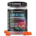 Creatine Gummys 5g- 天然Creatine Monohydrate for Men and Women – 美味草莓西瓜Flavor-Boost 力量,能量和肌肉生长 - Vegan Pre Worout Gummys - 美国制造