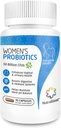 妇女消化、亲密平衡、UT和阴道保健的 NutraBlast Vaginal Probiotics - 50亿 CMU - 6 Strains, Prebiotics, Cranberry Extract & D Mannose - Womens Probiotic(30个计数)