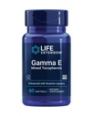 寿命延长 Gamma E 混合托科弗罗醇,健康老化,维生素E 补充剂,加固芝麻脂,无胶,非GMO,60软胶